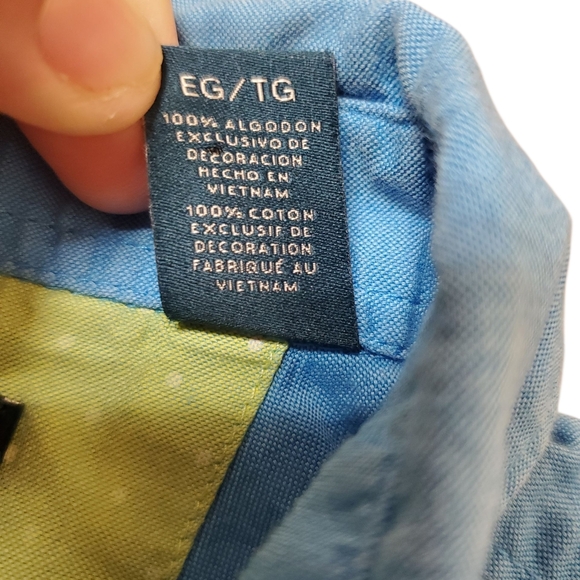 Perry Ellis Sky Blue Short Sleeve Shirt. 100% Cotton. Men's XL - Picture 5 of 9